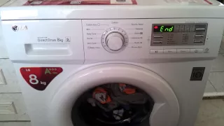 How singing LG F14B8TDA washing machine. Ending song