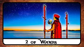 2 of WANDS Tarot Card Explained ☆ Meaning, Secrets, Reversed, Reading ☆