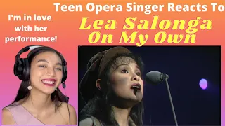Teen Opera Singer Reacts To Lea Salonga - On My Own