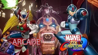 MARVEL VS CAPCOM INFINITE - ARCADE MODE - X y ZERO (TEAM MAVERICK HUNTERS)