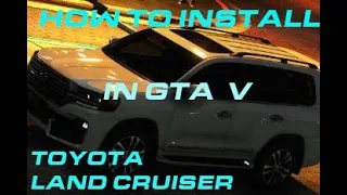 How to install Toyota land cruiser in GTA5 HINDI/URDU