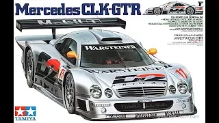 Обзор Mercedes CLK-GTR 1/24 (Tamiya)