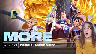 K/DA–MORE Official Music Video - League of Legends  Лига Легенд - Музыкальное видео  Реакция