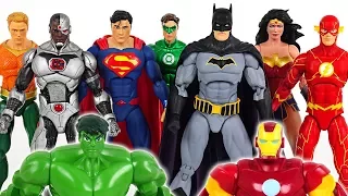 Hulk and Iron Man are hurt! Go! Justice League! Batman, Superman, Wonder Woman! - DuDuPopTOY