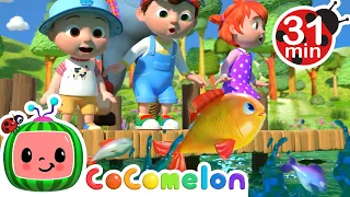 12345 Once I Caught a Fish Alive! | Moving with CoComelon | Nursery Rhymes & Kids Songs