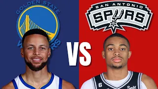 GOLDEN STATE WARRIORS VS SAN ANTONIO SPURS | NBA REGULAR SEASON 2022-23 LIVE