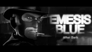 Emesis Blue after dark.