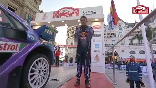 Sebastien Loeb Rallye Monte Carlo 2022 podium