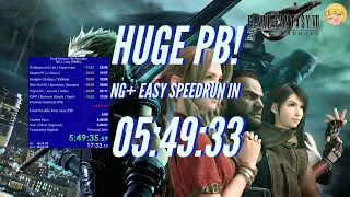 Final Fantasy 7 Remake Speedrun In 5:49:33 [No Commentary]