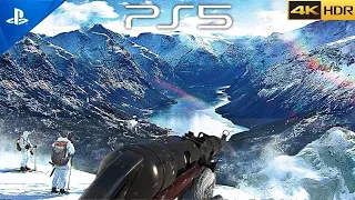 (PS5) Battlefield V - Snow Operation | Ultra Realistic Graphics Gameplay [4K HDR]