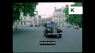 1960s, 1970s Belgravia Driving POVs, Kensington, London, HD