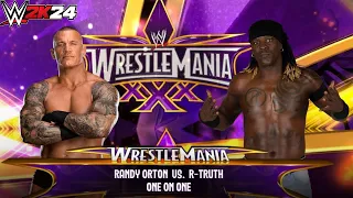 WWE 2K24 - Randy Orton vs R-Truth | Wrestlemania 30