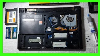 Lenovo g40 how to disassembly assemble remove old thermal paste apply new thermal paste