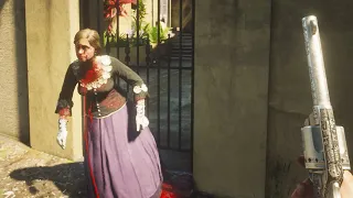 I've Never Seen Such A Creepy Death Animation Before - RDR2