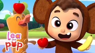 🎵🍌 Apples and Bananas Compilation Mix Songs and Nursery Rhymes for Preschool Kids' by Lea and Pop