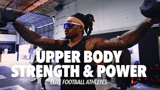 Elite Upper Body Training Session for Professional Football Athletes