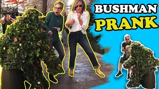 Funny Bushman Scare Prank! San Antonio Texas