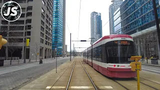 Toronto Harbourfront Streetcar Ride | Exhibition to Union (March 2023)