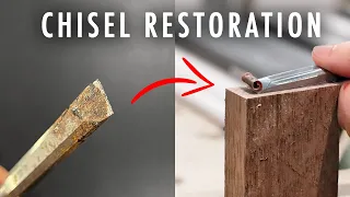 Restoring a chisel WITHOUT a bench grinder