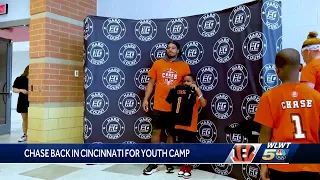 Hundreds attend Ja'Marr Chase youth football camp