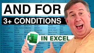 Excel - Dueling Excel - AND for 3 of 4 Conditions - 148 - Episode 1849