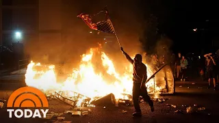 7th Night Of Violence And Looting Follows A Day Of Peaceful Protests | TODAY