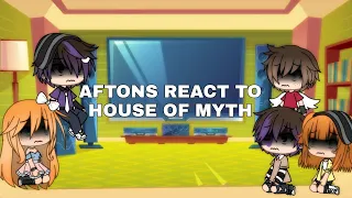 Aftons react to "House of Myth" || Animation SFM by Golden Diamond (OLD AU)