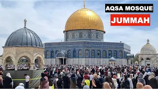 JUMMAH PRAYER IN AQSA MASJID ||JERUSALEM LIVE FROM AQSA MOSQUE FRIDAY SPEACH