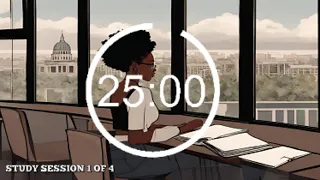 2-HOUR STUDY WITH ME | 25/5 POMODORO TIMER | CHILL LOFI + RAIN MUSIC | DEEP FOCUS AND PRODUCTIVITY