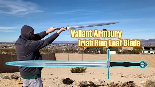 Historical? Fantasy? Yes. Valiant Armoury Irish Ring Leaf Blade Longsword review