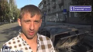 Каратели обстреляли Калининский район Донецка