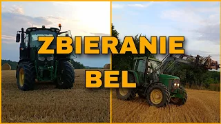 NA WESOŁO! || Zbieranie bel 2023 || 2x John Deere || GR Łuków Śl. || ATR P&V