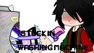 "stuck in the washing machine"||watch with caution ⚠||giyushino