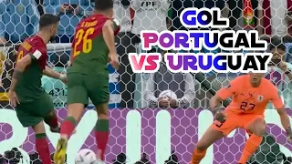 gol Portugal vs Uruguay