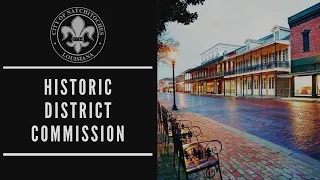 Natchitoches Historic District Commission Meeting May 1, 2023