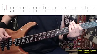 Lovin', Touchin', Squeezin' by Journey - Bass Cover with Tabs Play-Along