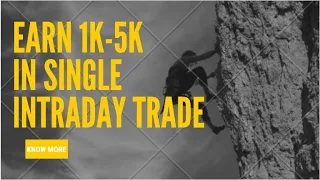 Earn 1K-5K with Simple Intraday Trade using Open High Open Low Strategy