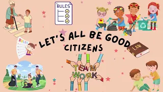 SEL Social Studies Skills: Learning for Kids:  Being A Good Citizen #Kids #Education #shorts