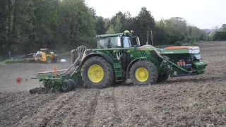 Maize Planting 2023 with John Deere 6215R & Amazone Mounted Drill