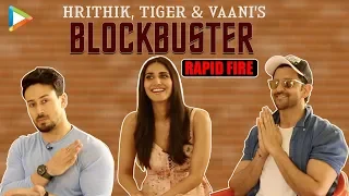 WAR Team Ka Paisa-Vasool Rapid Fire – Hrithik Roshan | Tiger Shroff | Vaani Kapoor | Dhoom 4