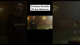 Cristiano Ronaldo VS Ana Markovic| Football Challenge #anamarkovic #cristianoronaldo #foosball