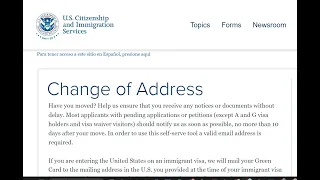 "🏠✈️ Moving? Learn How to Update Your Address with USCIS! 📬 | Easy Step-by-Step Guide"