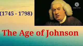 The Age of Johnson (1700-1745)/ Age of sensibility
