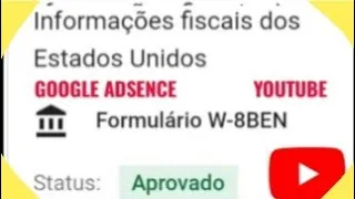 Como preencher o formulário das INFORMAÇÕES FISCAIS W-8BEN/Google Adsense e YouTube