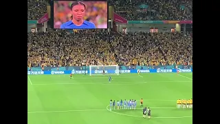 Aus vs France woman world cup 2023 penalty shootout fan angle