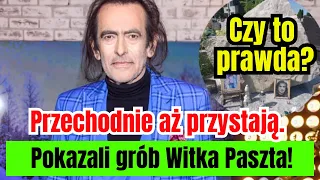 Ludzie z niedowierzaniem aż przystają obok grobu Witolda Paszta! Pokazali wszystko! Czy to prawda?