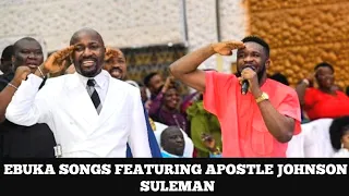 APOSTLE JOHNSON SULEMAN AND EBUKA SONGS SANG CALLING MY NAME TOGETHER DURING AMAZING GRACE 2023.