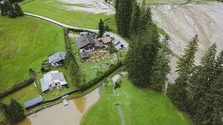 Unwetterlage in Österreich entspannt sich langsam