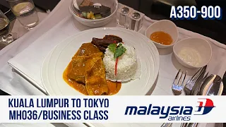 ✈️ Malaysian hospitality Malaysia Airlines Business｜Kuala Lumpur to Tokyo｜MH036