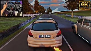 Peugeot 207 THP RC Stage 3+ | Assetto Corsa - Logitech G29 Gameplay